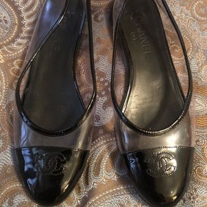 Chanel PVC Clear Flats